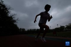 田径——中国选手备战亚青赛